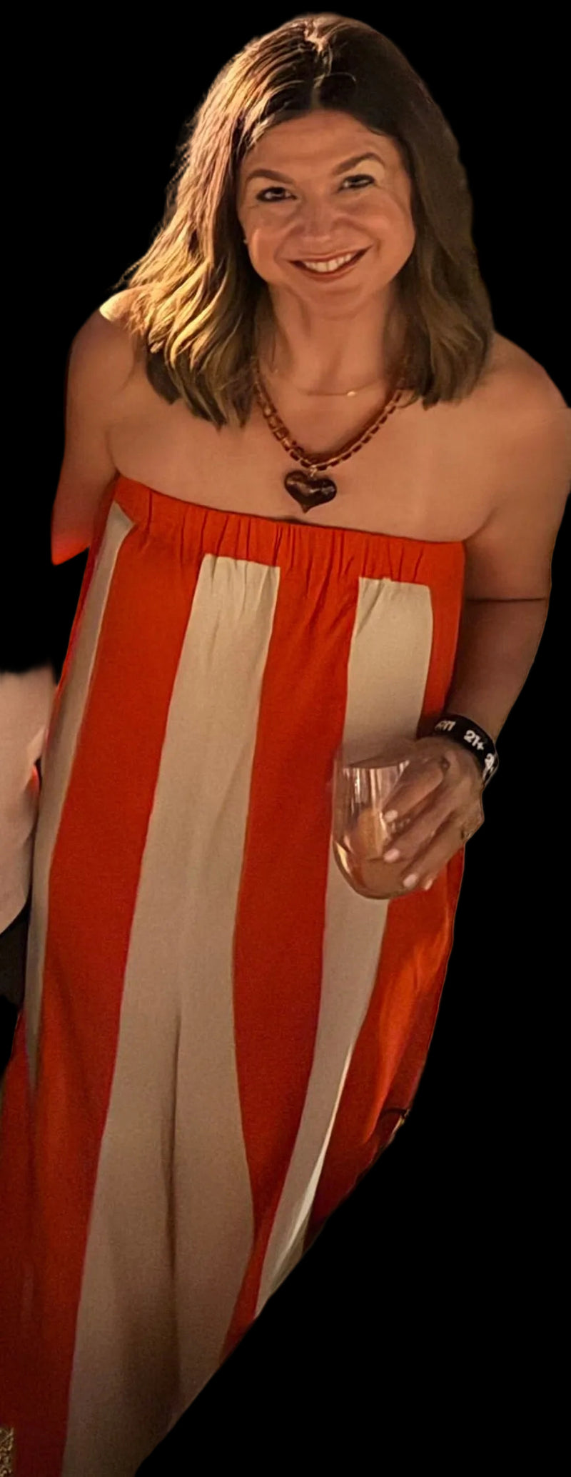 Striped Wide Leg Jumpsuit
