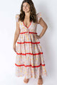 Sun-Kissed Petals Maxi Dress