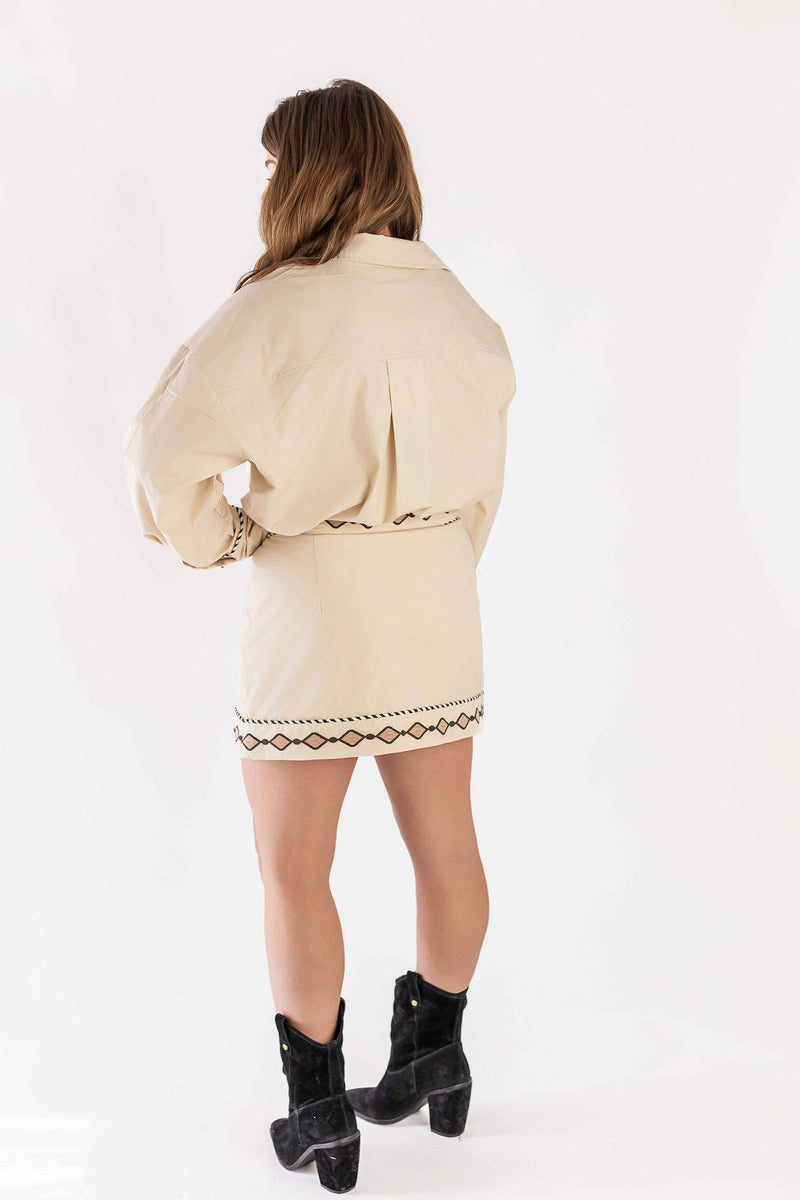 Floral border Embroidered Set