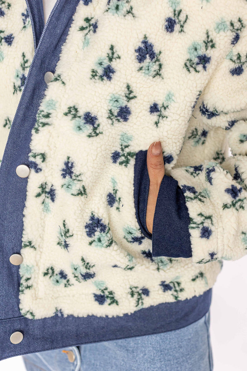 Winter Bloom Sherpa Jacket