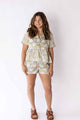 Meadow Breeze Peplum Button-Up Top